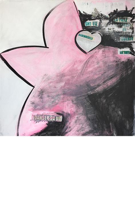 Première toile de la série l'Epreuve transcendée Ma'Rosa - Mulhen Baccia