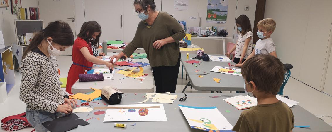 Coup de Jeune à la Médiathèque - atelier avec l'illustratrice Claire Garralon