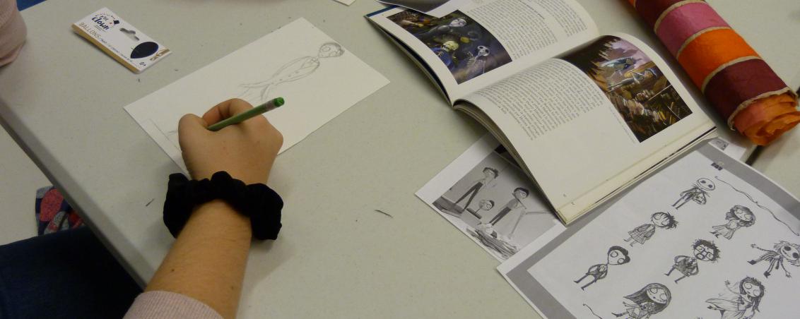 Atelier créatif avec l'association Ailleurs sous la pluie