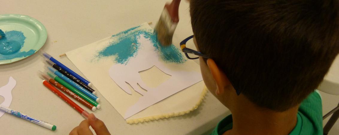 Atelier créatif avec l'association Ailleurs sous la pluie