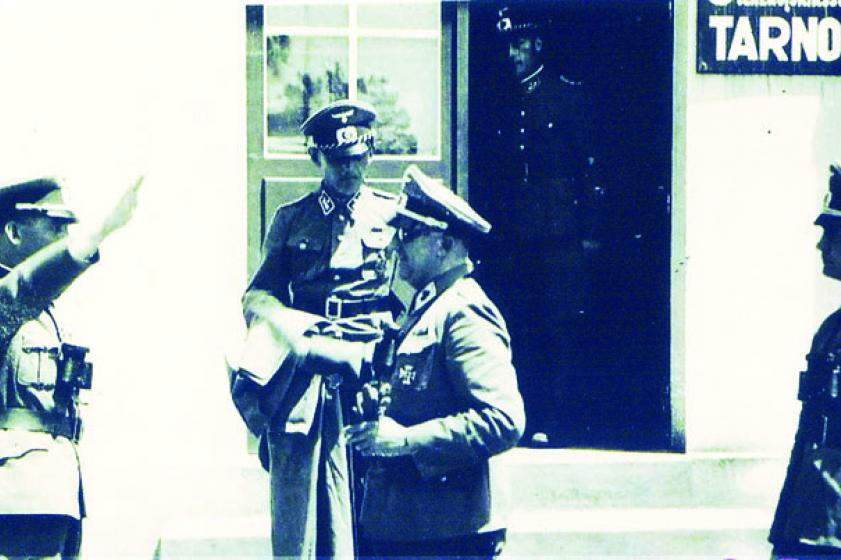 Soldats nazis à Tarnos. Non daté, Ville de Tarnos